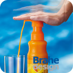 Industrial design of a liquid bottle pump for SunQuick, developed in collaboration with Brahe Design, now marketed in Asia.